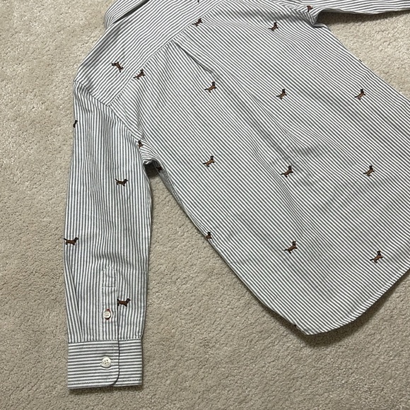 Boden‎ Kids Button Down Long Sleeve Top - Size 6-7Y - Picture 5 of 7